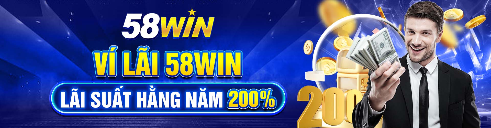 58win lãi suất hằng năm 200% 58win